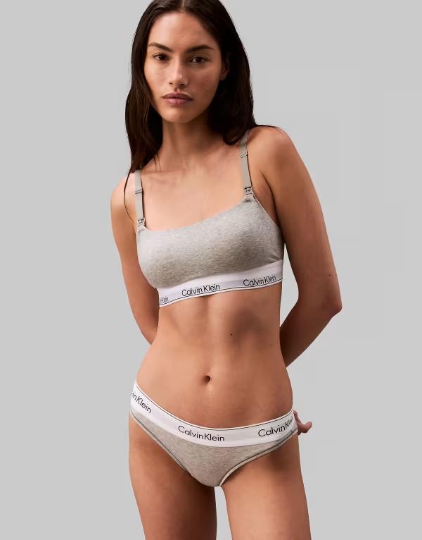 カルバンクライン ブラショーツセット（Tバック）グレー S カルバンクライン ブラショーツセット（Tバック）グレー S（上下サイズ