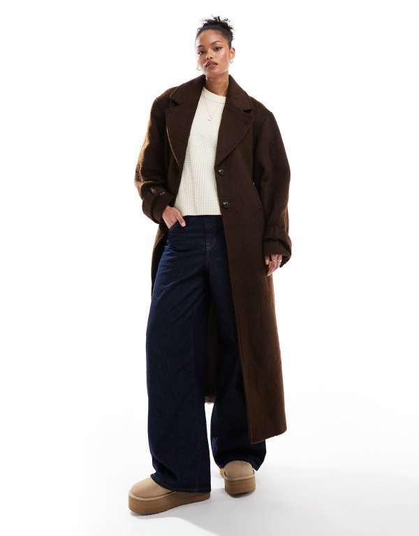 ☆boohoo☆ スリンキー カウル ネック フレア スリーブ ドレス