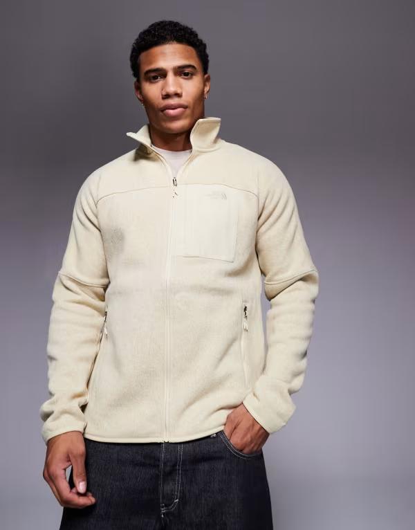 ノースフェイス メンズ ジャケット・ブルゾン アウター The North Face Front Range Fleece Jacket in cream CREAMの通販は 28,324円