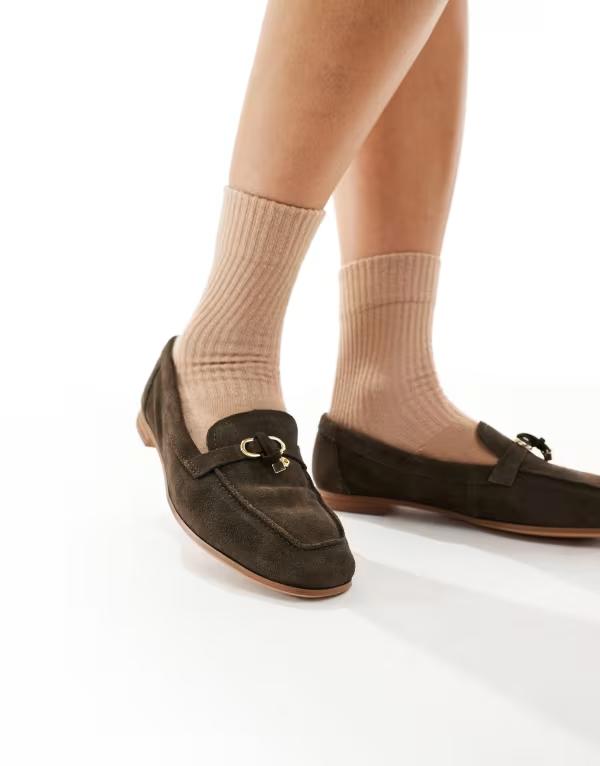 メゾンマルジェラ サイズ:38 フラットレザーパンプス 中古 BS99