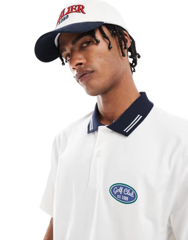 SY32 by SWEET YEARS ロゴ デニム ポロシャツ 半袖 メンズ ブランド