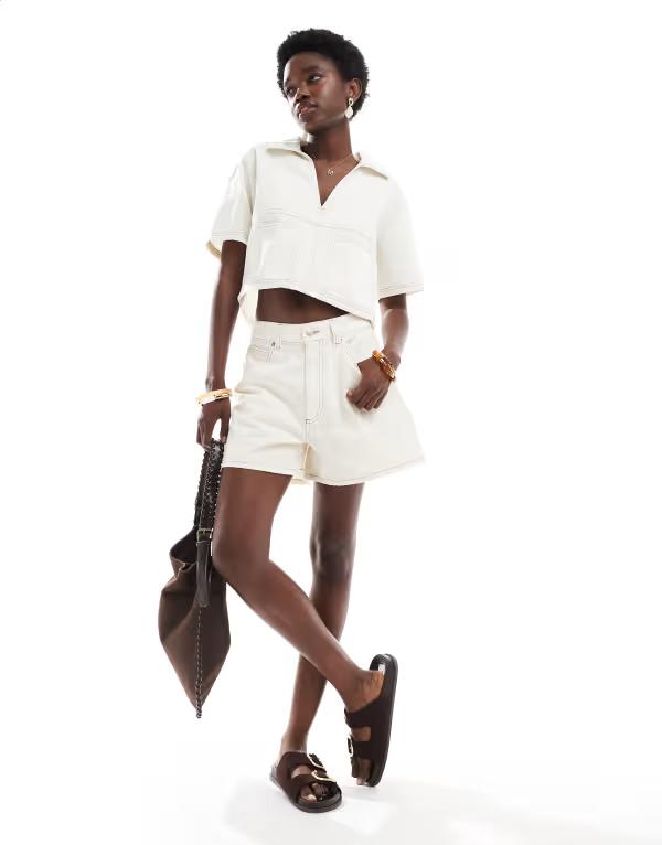 中古】マディソンブルー MADISONBLUE 24SS DRAWSTRING SHORTS R/L