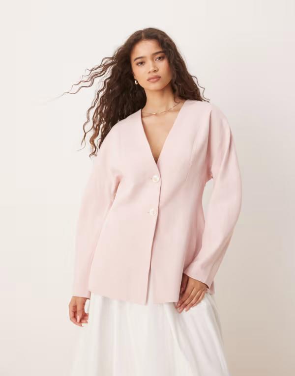 着物 バッグ 薄緑色 グリーン ベージュ 波 牡丹 変わり市松 花唐草