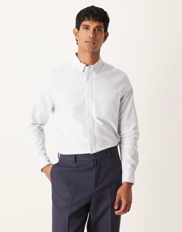 エイソス メンズ シャツ トップス ASOS DESIGN regular oxford shirt