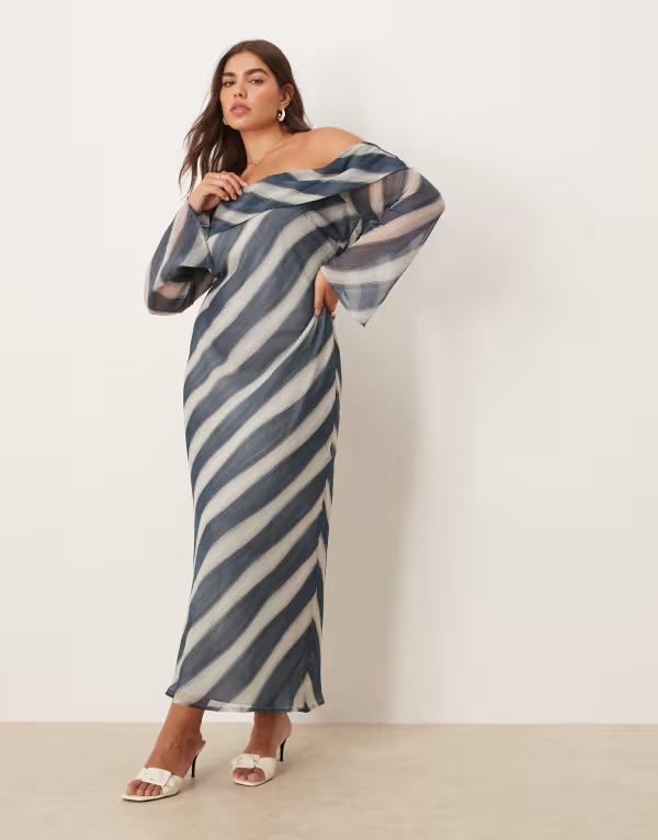 平和屋着物▽訪問着 単衣 作家物 紬地 手描き 茄子 枝葉文 金彩 正絹