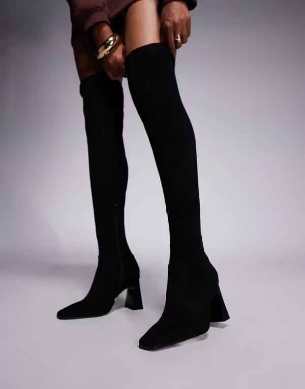 エイソス レディース ブーツ・レインブーツ シューズ ASOS DESIGN Andi flat western knee boots in green glitter エイソス レディース ブーツ・レインブーツ シューズ ASOS DESIGN Kiki