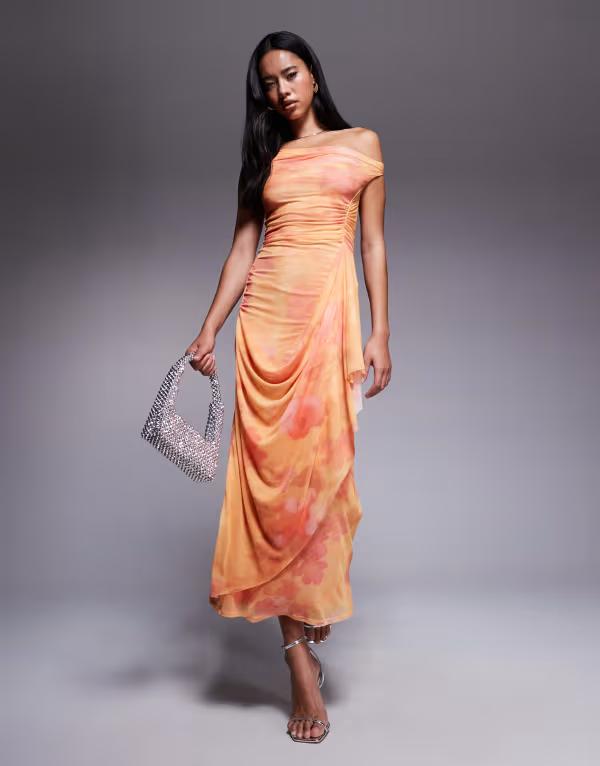 マーメイドドレス イブニングドレス 銀色 バンケットスパンコール