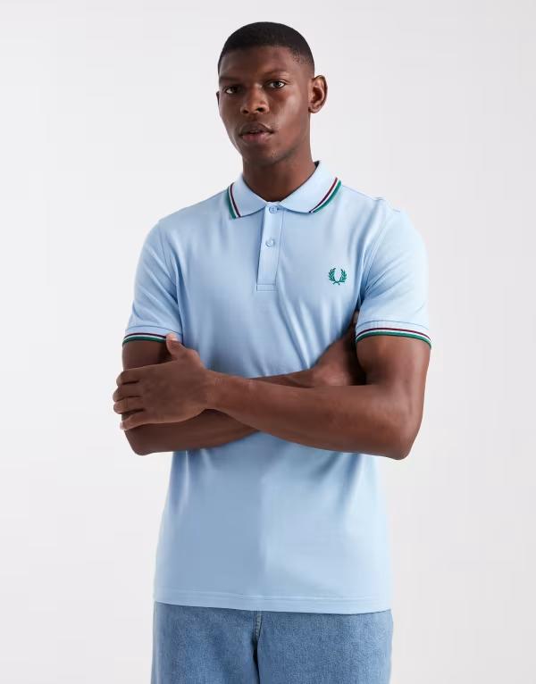 フレッドペリー メンズ ポロシャツ トップス Fred Perry twin tipped