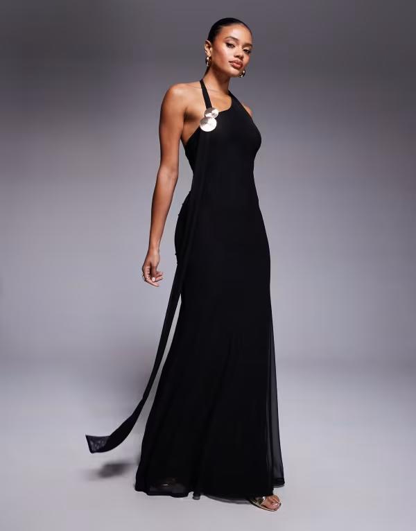 新作8月10日 花々の美しさ広がるロングワンピース cawaii w61527ps S~L