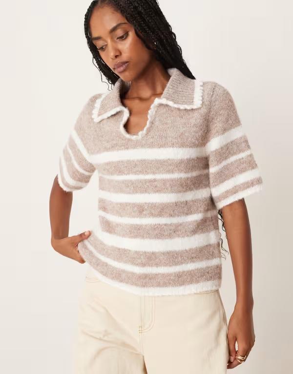 未使用品◎正規品 伊製 プラダ 22SS P24Q1L レディース シェットランド ウール クルーネック セーター／プルオーバー 紫 36 定価297000円 未使用品◎正規品 伊製 プラダ 22SS P24Q1L レディース シェットランド