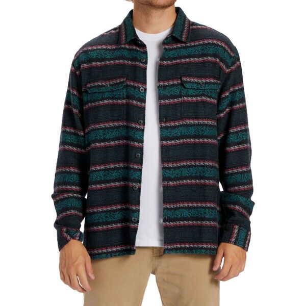 ビラボン メンズ シャツ トップス Offshore Jacquard Flannel Shirt - Men's Phantomの通販は