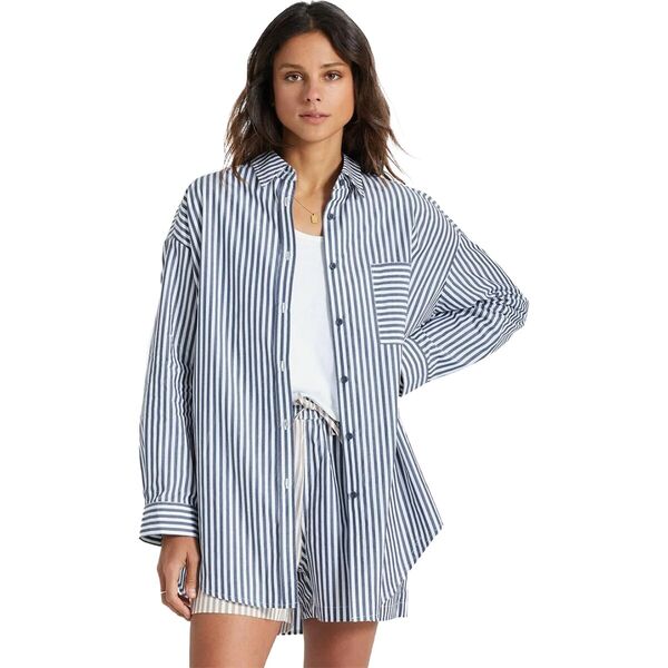 ブリクストン レディース Tシャツ トップス Sidney Oversized Long-Sleeve Shirt - Women's Washed Navyの通販は