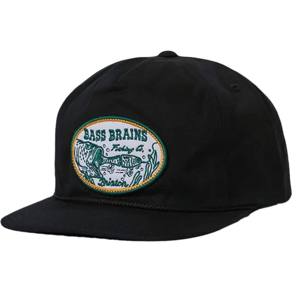 ブリクストン メンズ 帽子 アクセサリー Bass Brains Swim HP Snapback Hat Blackの通販は