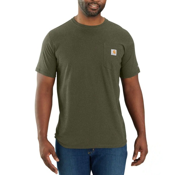 カーハート メンズ Tシャツ トップス Force Relaxed Fit MW Pocket T-Shirt - Men's Basil Heatherの通販は