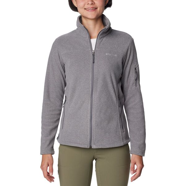 コロンビア レディース ジャケット・ブルゾン アウター Fast Trek II Fleece Jacket - Women's City Grey Heather/City Greyの通販は