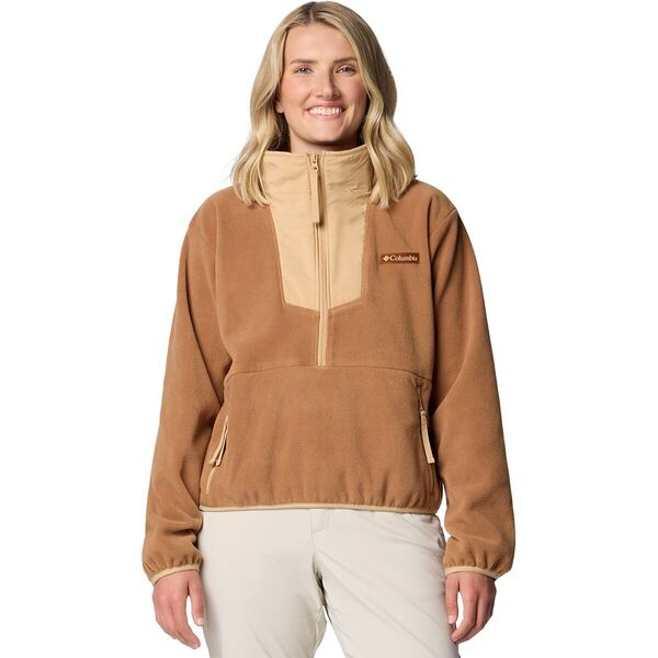 コロンビア レディース ジャケット・ブルゾン アウター Sequoia Grove 1/2-Zip Fleece Pullover - Women's Camel Brown/Canoeの通販は 13,490円