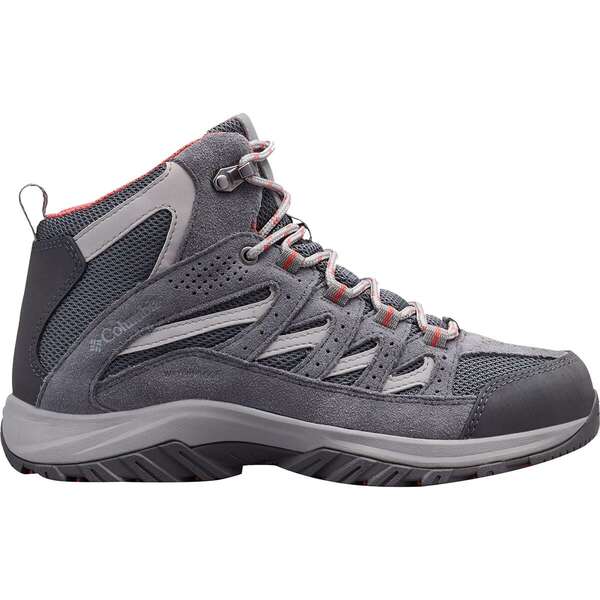 コロンビア レディース ブーツ・レインブーツ シューズ Crestwood Mid Waterproof Hiking Boot - Women's Graphite/Daredevil