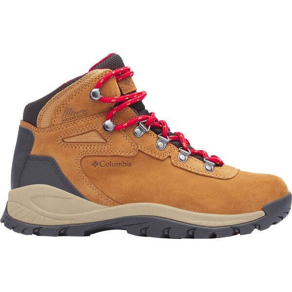 コロンビア レディース ブーツ・レインブーツ シューズ Newton Ridge Plus WP Amped Wide Hiking Boot - Women's Elk/Mountain Red