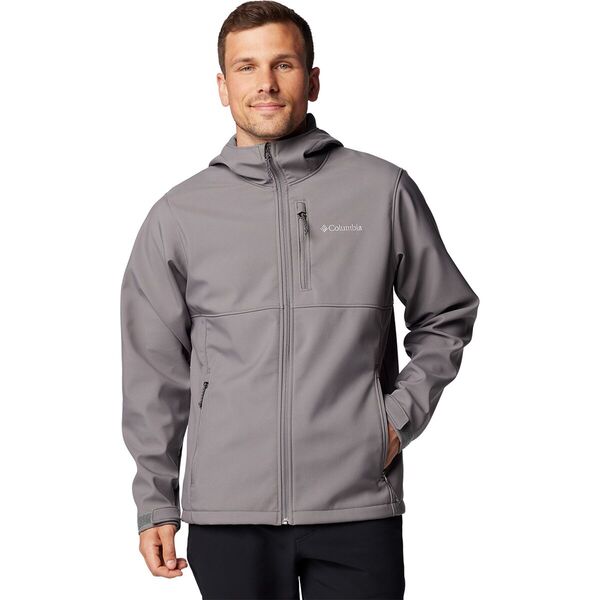コロンビア メンズ ジャケット・ブルゾン アウター Ascender II Hooded Softshell Jacket - Men's City Greyの通販は 20,866円