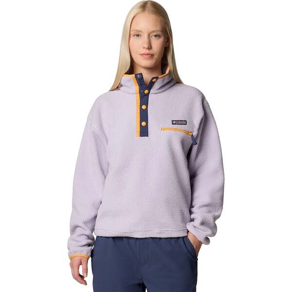 コロンビア レディース ジャケット・ブルゾン アウター Helvetia II Cropped 1/2-Snap Fleece Pullover - Women's Lavender Pearl