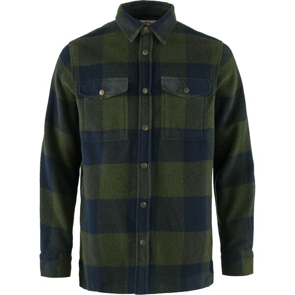 フェールラーベン メンズ ジャケット・ブルゾン アウター Canada Shirt Jacket - Men's Deep Forest/Dark Navyの通販は