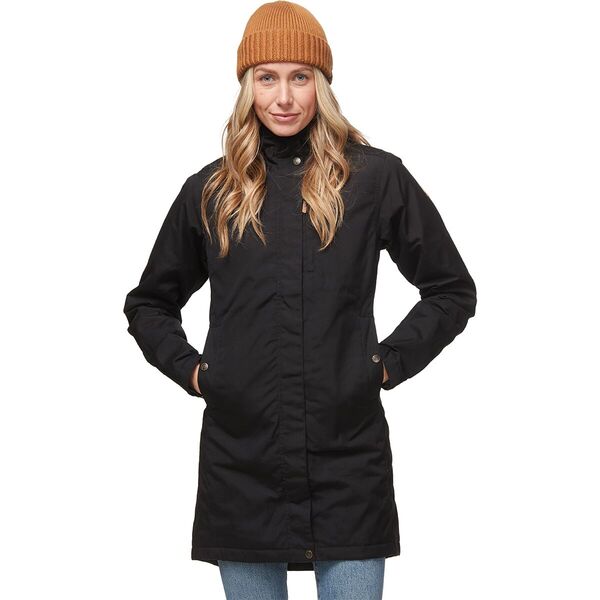 フェールラーベン レディース ジャケット・ブルゾン アウター Kiruna Padded Parka - Women's Blackの通販は