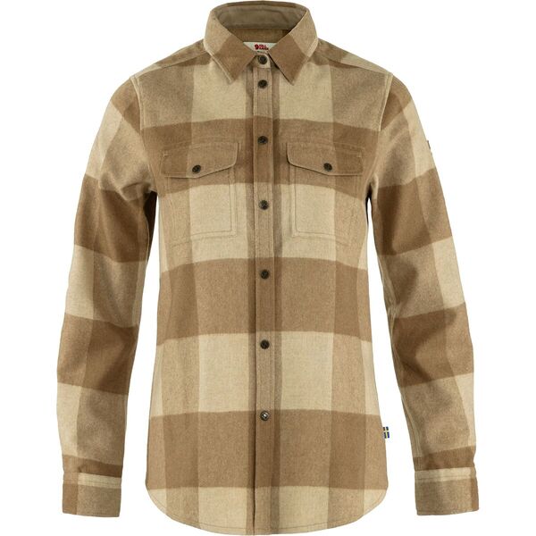 フェールラーベン レディース Tシャツ トップス Canada Long-Sleeve Shirt - Women's Buckwheat Brown/Light Beigeの通販は