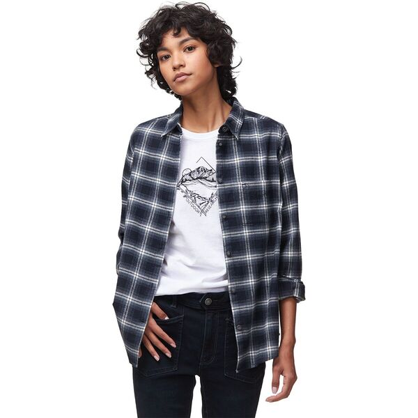 フェールラーベン レディース Tシャツ トップス Ovik Flannel Long-Sleeve Shirt - Women's Dark Navyの通販は 15,680円
