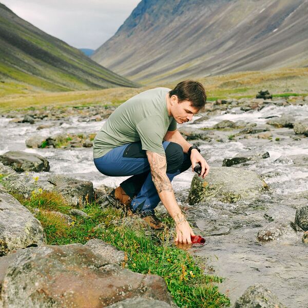 フェールラーベン メンズ カジュアルパンツ ボトムス Keb Agile Regular Trouser - Men's Indigo Blue/Dark Navyの通販は