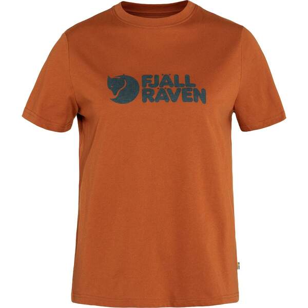 フェールラーベン レディース Tシャツ トップス Fjallraven Logo Tee - Women's Terracotta Brownの通販は