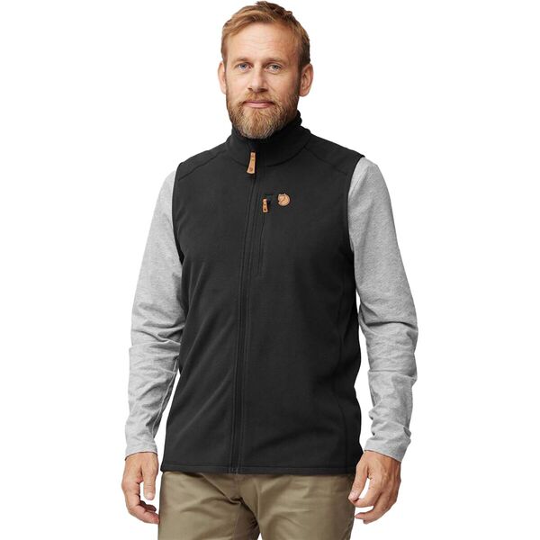 フェールラーベン メンズ ジャケット・ブルゾン アウター Ovik Lite Fleece Vest - Men's Blackの通販は