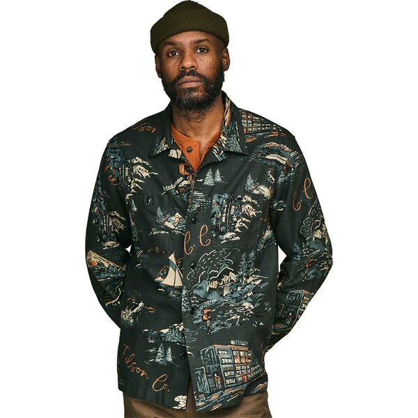 フィルソン メンズ シャツ トップス Elk Heights Camp Shirt - Men's Green/Northwest Scenicの通販は
