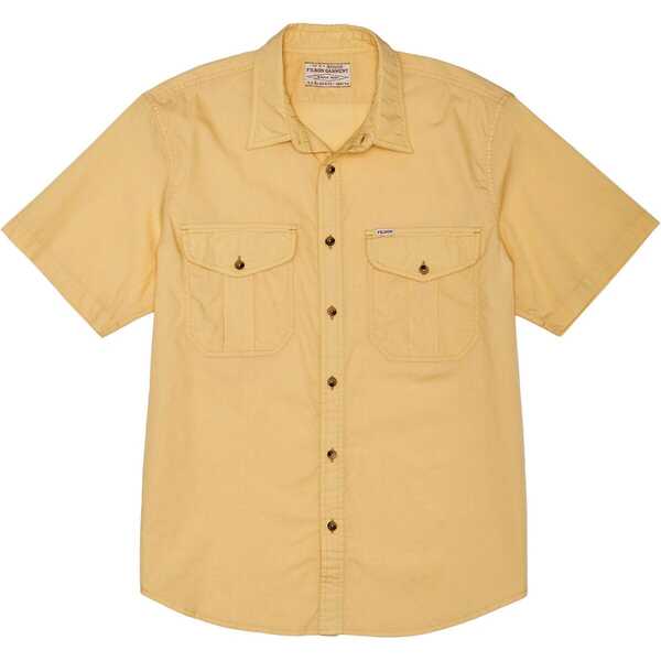 フィルソン メンズ シャツ トップス Washed Short-Sleeve Feather Cloth Shirt - Men's Straw