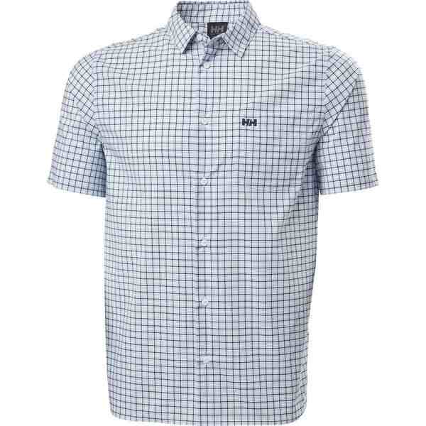 ヘリーハンセン メンズ シャツ トップス Fjord QD 2.0 Short-Sleeve Shirt - Men's White Plaid