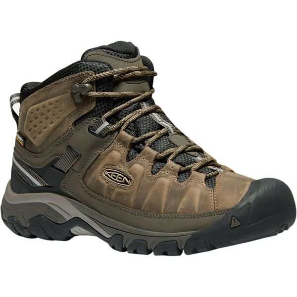キーン メンズ ブーツ・レインブーツ シューズ Targhee III Mid Leather Waterproof Hiking Boot - Men's Bungee Cord/Blackの通販は