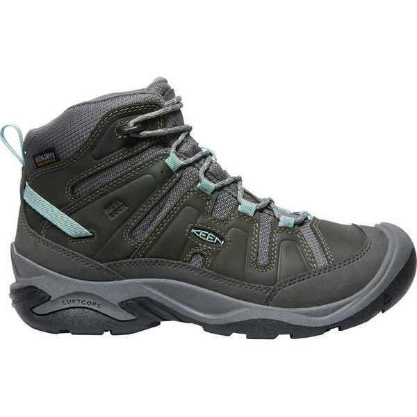 キーン レディース ブーツ・レインブーツ シューズ Circadia Mid Waterproof Hiking Boot - Women's Steel Grey/Cloud Blueの通販は