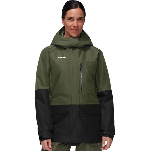 マムート レディース ジャケット・ブルゾン アウター Fall Line HS Thermo Hooded Jacket - Women's Dark Marsh/Blackの通販は