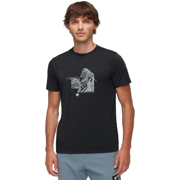 マムート メンズ Tシャツ トップス Mountain 4208m T-Shirt - Men's Black