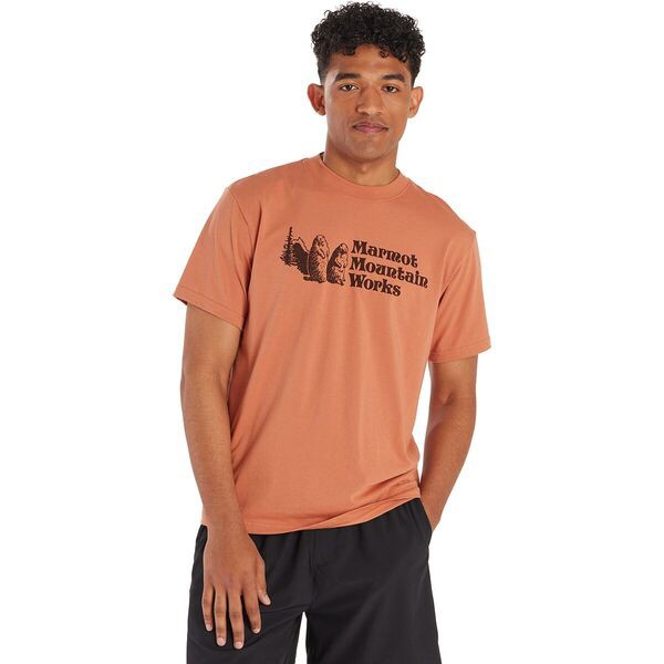 マーモット メンズ Tシャツ トップス MMW Heavyweight T-Shirt - Men's Sunburnの通販は