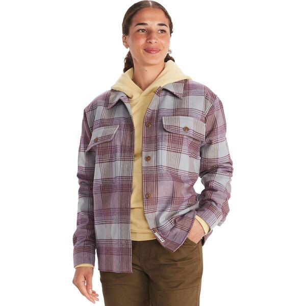 マーモット レディース Tシャツ トップス Incline Heavyweight Flannel Overshirt - Women's Hazy Purpleの通販は