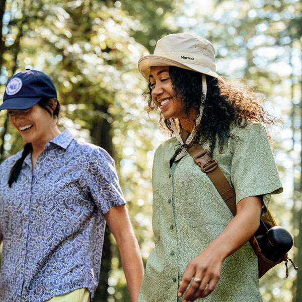 マーモット レディース Tシャツ トップス AirExchange SolarShield Camp Novelty Shirt - Women's Thunderhead Windowpane Tシャツ