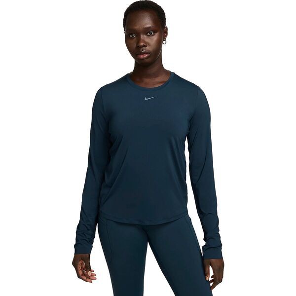 ナイキ レディース Tシャツ トップス One Classic Dri-Fit Long-Sleeve Top - Women's Armory Navy/Blackの通販は