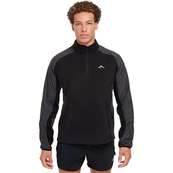 ナイキ メンズ ジャケット・ブルゾン アウター Polartec Trail Fleece 1/4-Zip Jacket - Men's Black/Anthracite/Summit Whiteの通販は