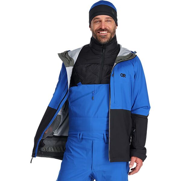 難あり】エクスニクス・フード付デニムジャケットスノボウェア