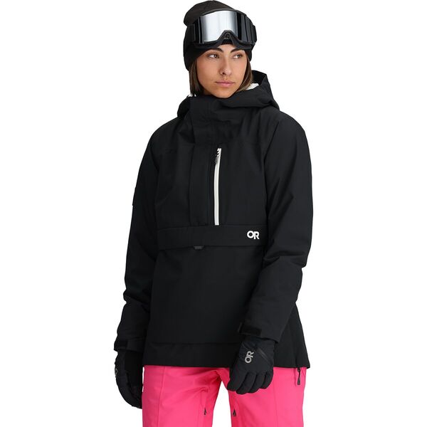 アウトドアリサーチ レディース ジャケット・ブルゾン アウター Snowcrew Anorak - Women's Black/Snowの通販は