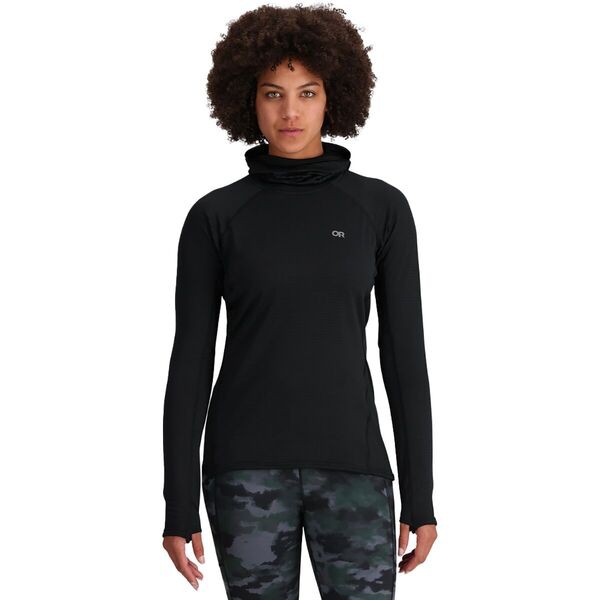 アウトドアリサーチ レディース ジャケット・ブルゾン アウター Vigor Grid Fleece Pullover Hoodie - Women's Black