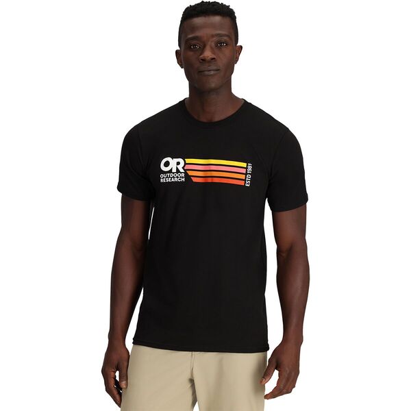 アウトドアリサーチ メンズ Tシャツ トップス Quadrise Senior Logo T-Shirt Blackの通販は