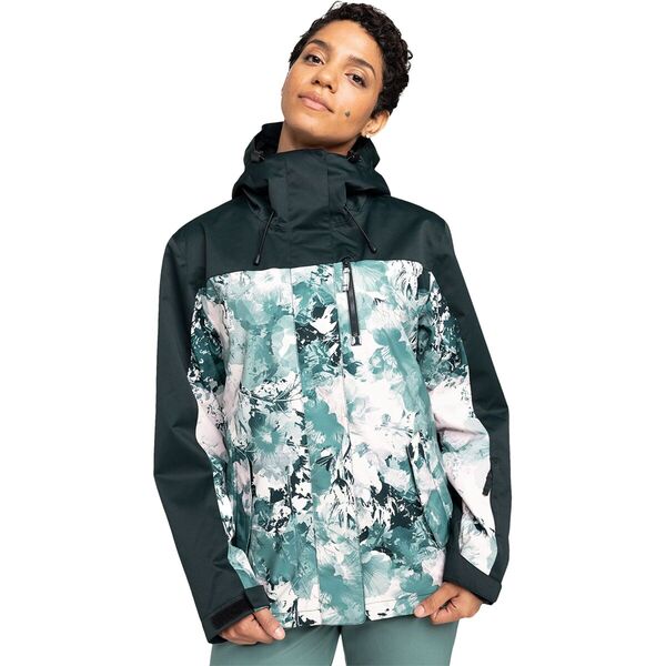 ロキシー レディース ジャケット・ブルゾン アウター Roxy Jetty 3-In-1 Snow Jacket - Women's Sea Pine Dreamy Pictureの通販は 42,770円