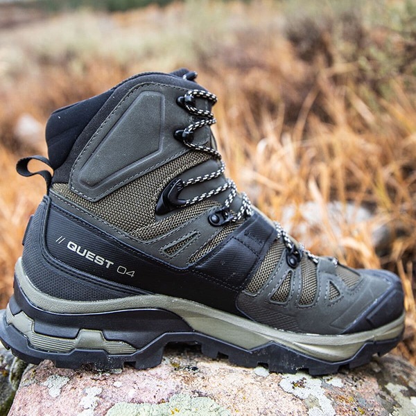 サロモン メンズ ブーツ・レインブーツ シューズ Quest 4 GTX Backpacking Boot - Men's Magnet/Black/Quarryの通販は サロモン メンズ ブーツ・レインブーツ シューズ Quest 4 GTX Backpacking Boot - Men's Magnet/Black/Quarryの通販は