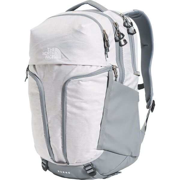 ノースフェイス レディース バックパック・リュックサック バッグ Surge 31L Backpack - Women's TNF White Metallic Melange/Mid Grey-N